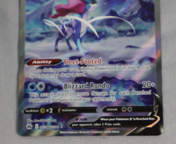 Pokemon TCG Suicune v GG38/GG70 Crown Zenith Ultra Rare Holo Card NM Condition - Image 4