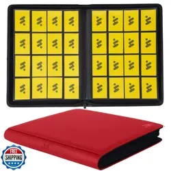 MORABTO Card Binder 16 Pocket,Trading Card Binder Hold up to 1408 Cards with - Image 1