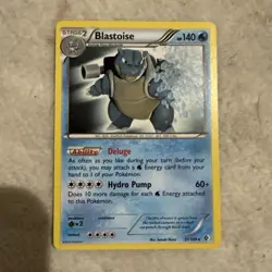 Pokemon TCG Blastoise #31/149 Non-Holo Rare Card Boundaries Crossed 2012 Set - Image 1