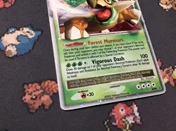 Pokemon TCG Torterra LV.X DP09 Black Holo Star Promo Pokemon Card - Image 4