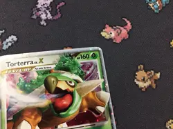 Pokemon TCG Torterra LV.X DP09 Black Holo Star Promo Pokemon Card - Image 5