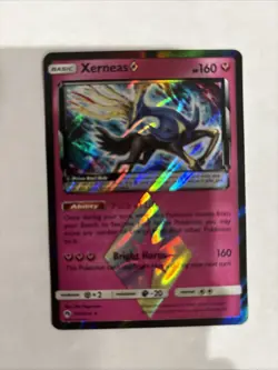 NEAR MINT / MINT Pokemon TCG Xerneas Prism Lost Thunder 2018 Card #144/214 - Image 1