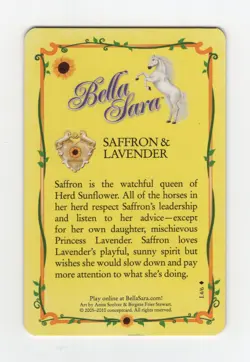 (303417) Bella Sara Sunflowers L4 SAFFRON & LAVENDER L4/6 Lenticular Card - Image 2