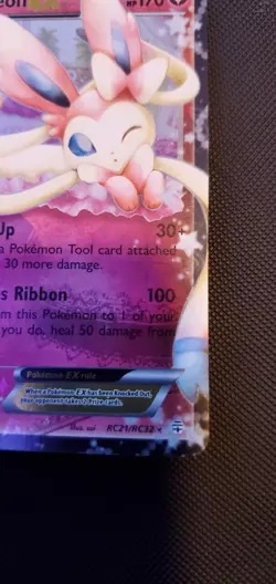 Sylveon EX RC21/RC32 Generations: Radiant Collection Holo Pokemon Card #RC21-32 - Image 4