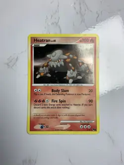 Pokemon TCG Heatran Pop Series 8 1/17 Cosmos Holo Rare Card - Image 1