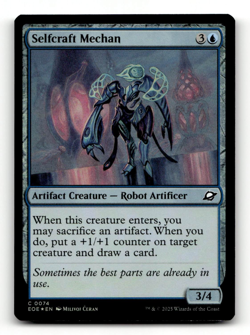FOIL - MTG - Selfcraft Mechan #74 - Edge of Eternities - Image 1