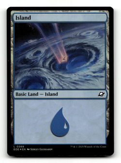 FOIL - MTG - Island (0269) - Edge of Eternities - Image 1