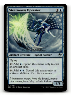 FOIL - MTG - Steelswarm Operator #80 - Edge of Eternities - Image 1