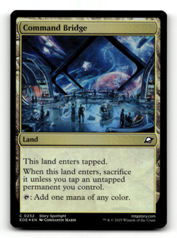 FOIL - MTG - Command Bridge #252 - Edge of Eternities - Image 1