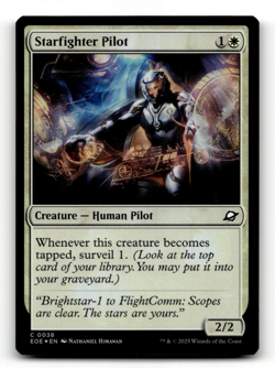 FOIL - MTG - Starfighter Pilot #38 - Edge of Eternities - Image 1