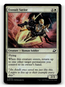 FOIL - MTG - Exosuit Savior #16 - Edge of Eternities - Image 1