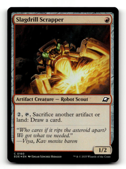 FOIL - MTG - Slagdrill Scrapper #160 - Edge of Eternities - Image 1