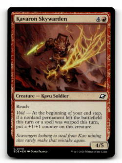FOIL - MTG - Kavaron Skywarden #140 - Edge of Eternities - Image 1