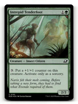FOIL - MTG - Intrepid Tenderfoot #193 - Edge of Eternities - Image 1