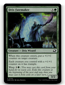 FOIL - MTG - Drix Fatemaker #178 - Edge of Eternities - Image 1
