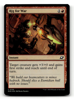 FOIL - MTG - Rig for War #156 - Edge of Eternities - Image 1
