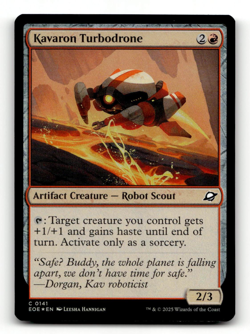 FOIL - MTG - Kavaron Turbodrone #141 - Edge of Eternities - Image 1