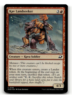 FOIL - MTG - Kav Landseeker #138 - Edge of Eternities - Image 1