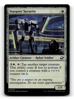 FOIL - MTG - Starport Security #39 - Edge of Eternities - Image 1