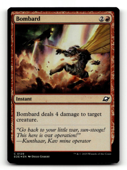 FOIL - MTG - Bombard #129 - Edge of Eternities - Image 1