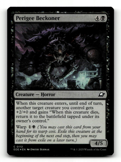 FOIL - MTG - Perigee Beckoner #112 - Edge of Eternities - Image 1