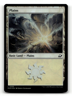 FOIL - MTG - Plains (0268) - Edge of Eternities - Image 1