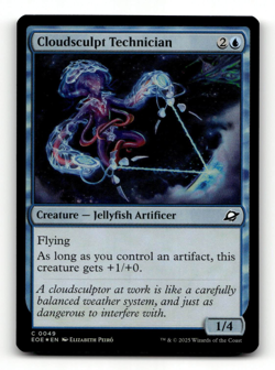 FOIL - MTG - Cloudsculpt Technician #49 - Edge of Eternities - Image 1