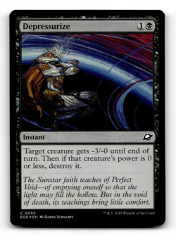 FOIL - MTG - Depressurize #95 - Edge of Eternities - Image 1