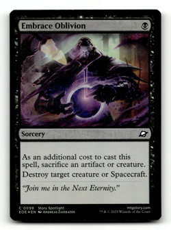 FOIL - MTG - Embrace Oblivion #98 - Edge of Eternities - Image 1