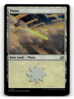 FOIL - MTG - Plains (0267) - Edge of Eternities - Image 1