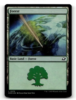 FOIL - MTG - Forest (0276) - Edge of Eternities - Image 1
