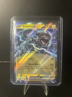 Zekrom EX 034/086 S&V Black Bolt Double Rare Holo Pokemon TCG Card Mint - Image 1