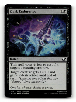 FOIL - MTG - Dark Endurance #93 - Edge of Eternities - Image 1
