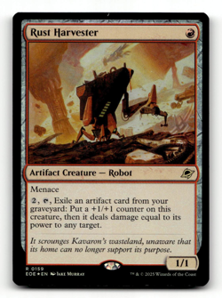 FOIL - MTG - Rust Harvester #159 - Edge of Eternities - Image 1