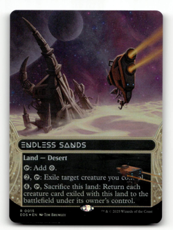 FOIL - MTG Endless Sands #15 (Borderless) Edge of Eternities: Stellar Sights - Image 1
