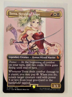 Terra, Herald of Hope FINAL FANTASY MTG Borderless #204- Non-Foil - Image 1