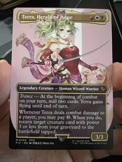 Terra, Herald of Hope FINAL FANTASY MTG Borderless #204- Non-Foil - Image 1
