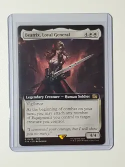 Magic MTG Final Fantasy - Beatrix, Loyal General - R 0426 EXTENDED ART - Nonfoil - Image 1