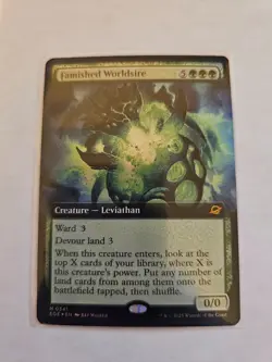 Famished Worldsire Extended FOIL MTG EoE Nm/M - Image 1