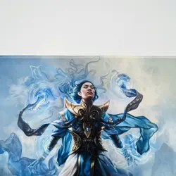 SIGNED Narset Parter of Veils Playmat Magali Villeneuve 520/800 MTG Magic Rare - Image 3