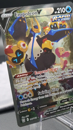 Empoleon V 146/163 Swsh05: Battle Styles Alternate Full Art Pokemon TCG Card NM - Image 2
