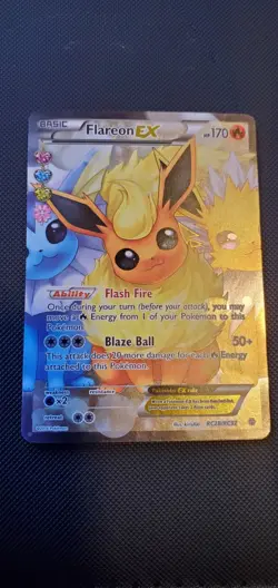 Flareon EX VLP (Full Art) RC28/RC32 Generations: Radiant Collection Holo Pokemon - Image 1