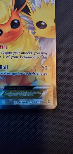 Flareon EX VLP (Full Art) RC28/RC32 Generations: Radiant Collection Holo Pokemon - Image 4