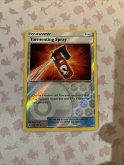 🚀REVERSE HOLO Pokemon Sun Moon Burning Shadows Tormenting Spray 125/147 MINT - Image 1