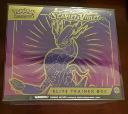 Pokemon Center Exclusive Scarlet & Violet Base Miraidon ETB Bundle 2ETBs w/Cases - Image 3