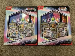 Pokemon TCG Prismatic Evolutions Binder Collection Lot of 2 SEALED - Image 1