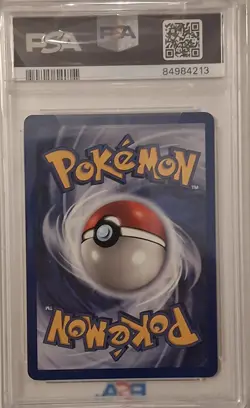 Pokemon TCG PSA 8 Cool Porygon #15 Wotc Promo Black Star Holo Vintage Swirl D5 - Image 2