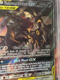 BGS 9.5 Pokemon Umbreon & Darkrai GX 182/173 Tag All Stars SR Tag Team - Image 3