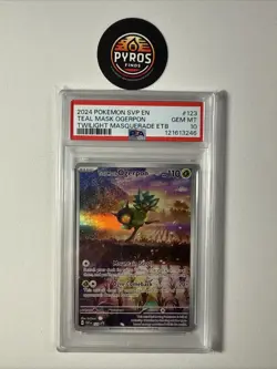 2024 POKEMON SVP EN-SV BLACK STAR PROMO #123 TEAL MASK OGERPON PSA 10 - Image 1