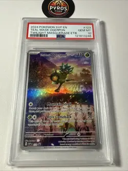 2024 POKEMON SVP EN-SV BLACK STAR PROMO #123 TEAL MASK OGERPON PSA 10 - Image 2